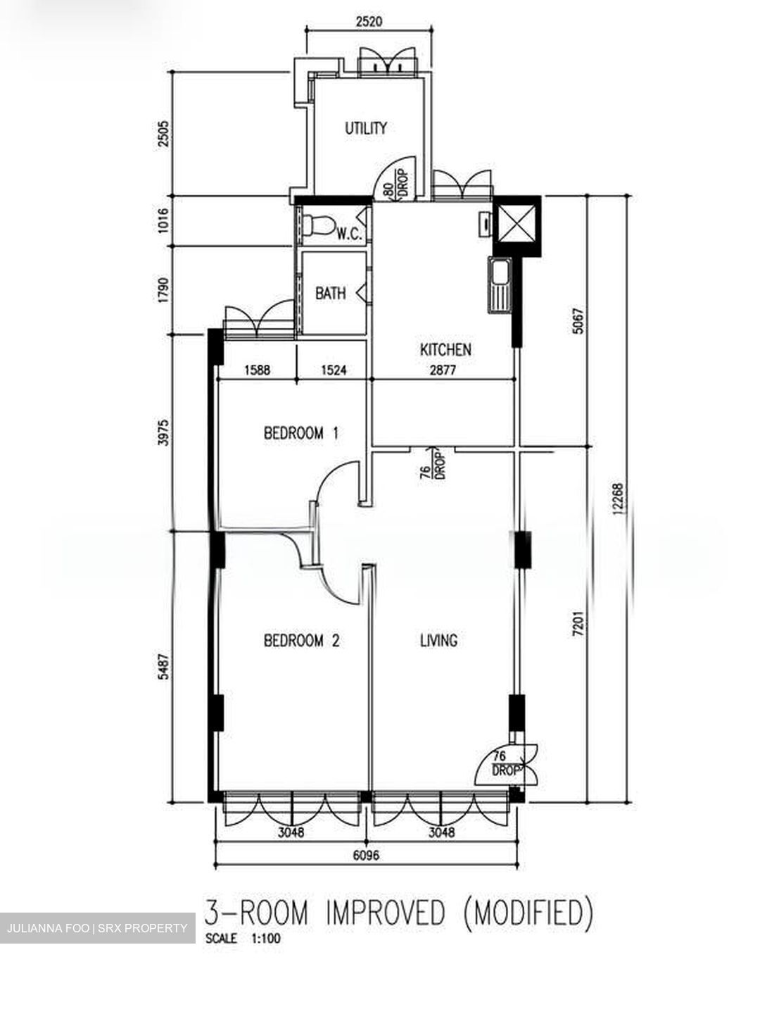 Blk 46 Marine Crescent (Marine Parade), HDB 3 Rooms #552474071